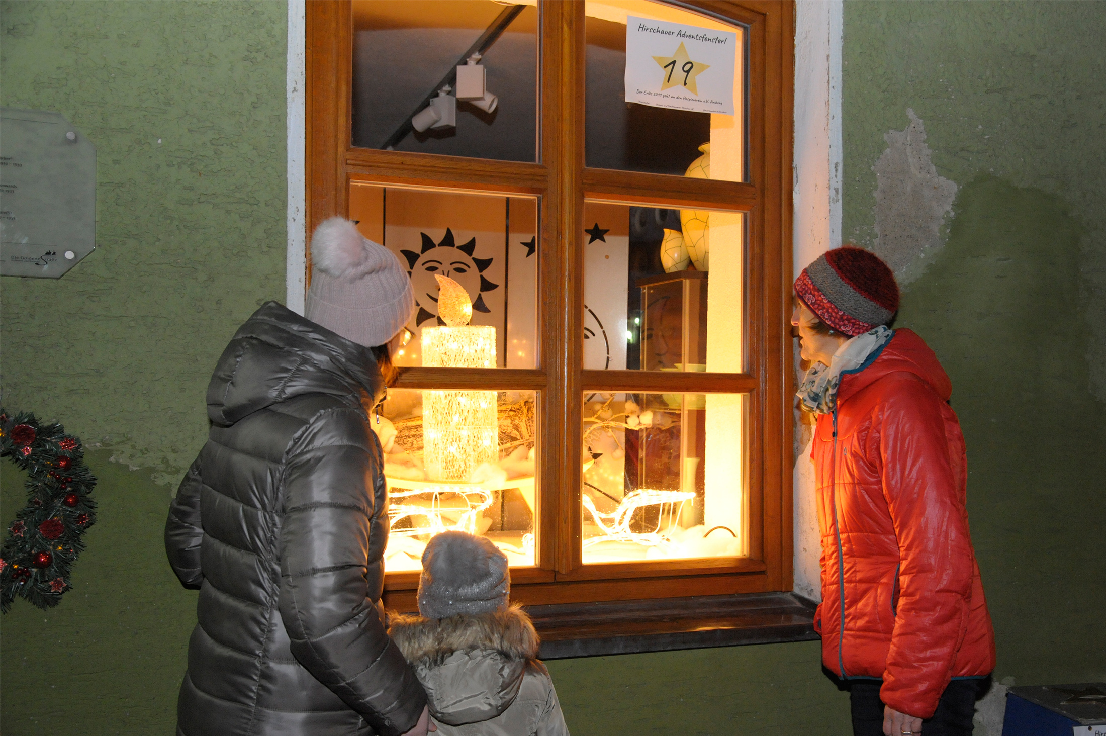 Hirschauer Stadt-Adventskalender 2019 - Fenster vom 24. Dezember 2019