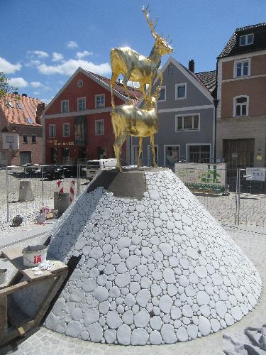 Hirschauer Stadtbrunnen - Foto von Gerhard Fleischmann