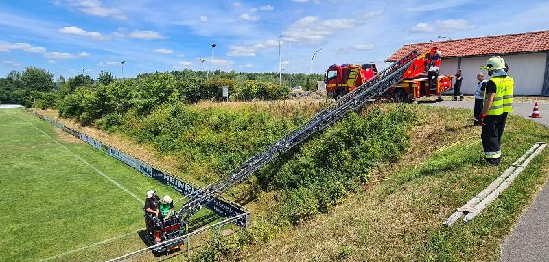 Für Drehleitereinsatz gewappnet