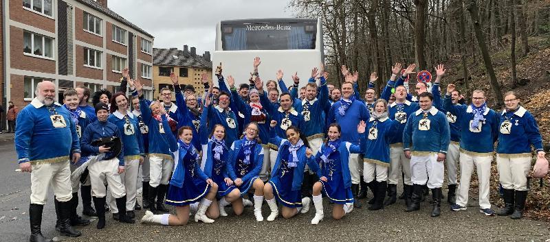 Musikzug am Rosenmontag zum 44. Mal in Düsseldorf