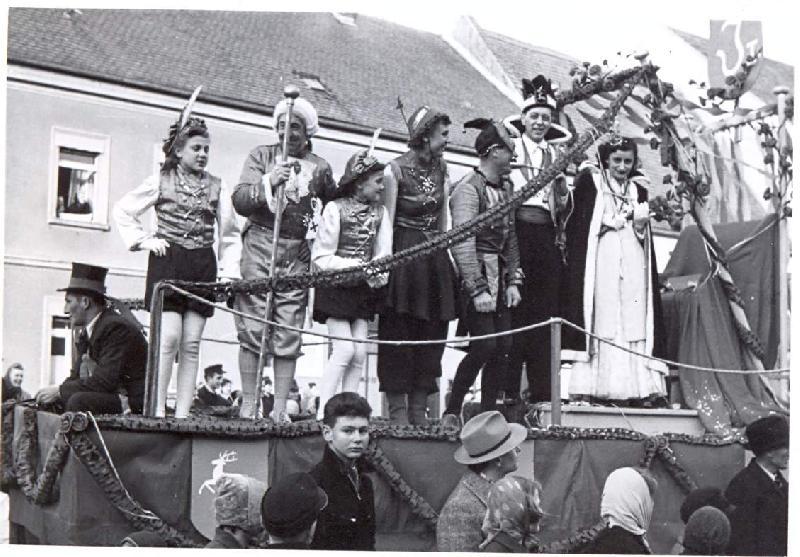 Schon 1953: Hirschau eine echte Faschingshochburg