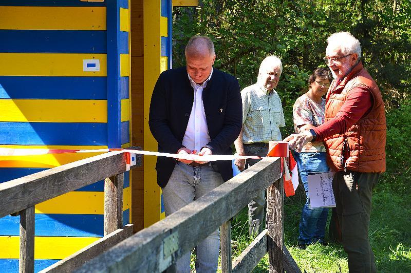 Neues Grenzhäusl am Ehenbach eingeweiht.