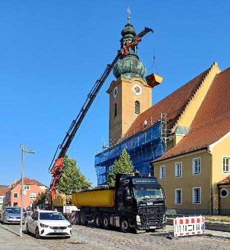 Renovierung der Stadtpfarrkirche Mariä Himmelfahrt hat begonnen