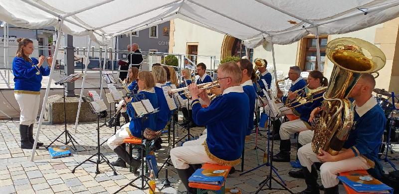 Marktplatzfest des Musikzugs einmal mehr Besuchermagnet