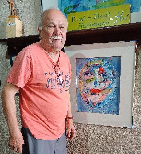 Im Rahmen der „Tage des offenen Ateliers“ präsentiert Jürgen Hartmann vom 27. September bis zum 12. Oktober in seinem Kunststadl in Hirschau bei freiem Eintritt mehr als 100 Bilder aus über vier Jahrzehnten seines Schaffens. - Foto von Werner Schulz