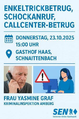 Senioren-Union: Info Enkeltrick - Foto von Werner Schulz