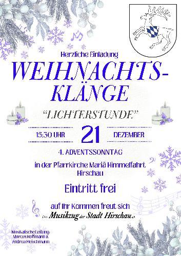 Weihnachtsklänge des Musikzugs - Foto von Werner Schulz