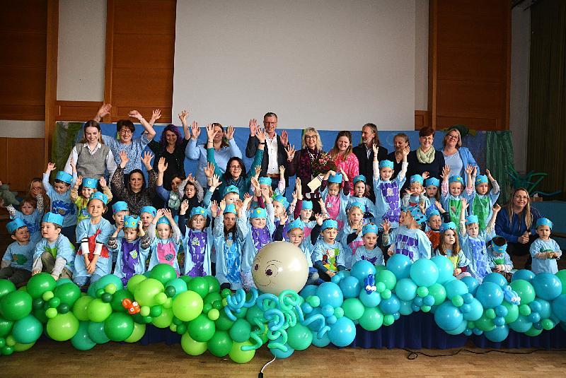 Große Bühne bei der Verabschiedung von Uta-Maria Kriegler