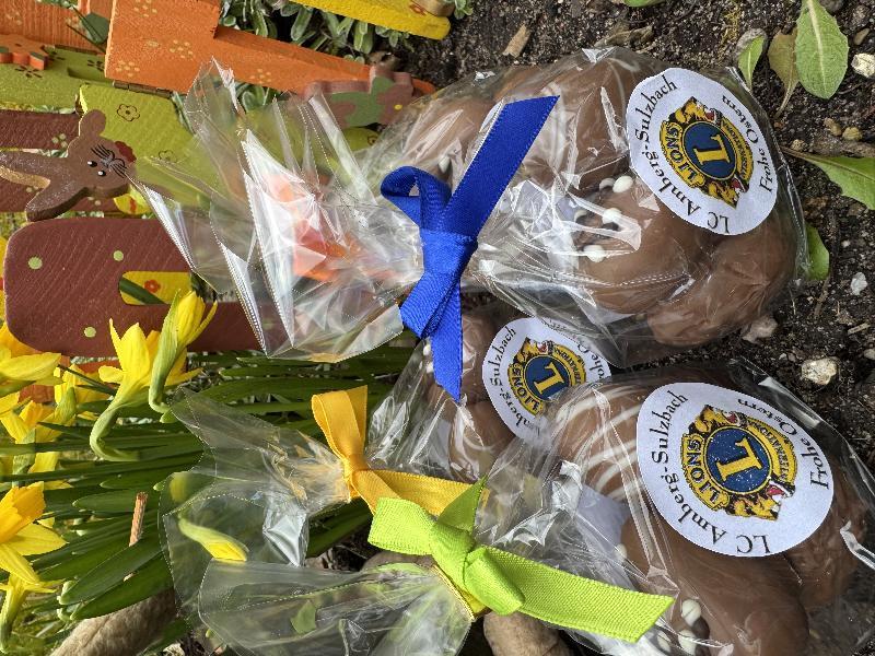 Benefiz-Schokoladeneier der Lions für guten Zweck
