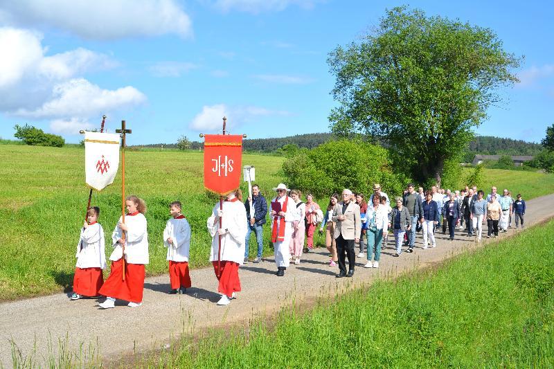 In der Pfarrei Ehenfeld wird die Tradition der Bittgänge noch gepflegt.