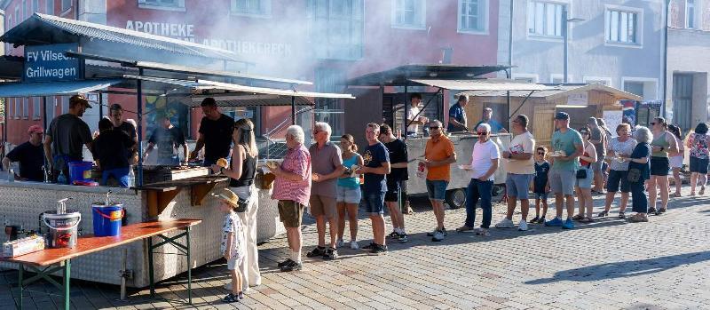 Heiße Stimmung bei heißem 50. Markplatzfest