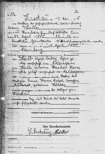Ein denkwürdiger Tag für Hirschau: 22. April 1945