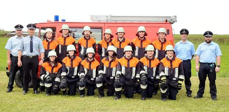 Die Weiherer Feuerwehrleute (hier bei der Leistungsprüfung 2022) hoffen darauf, dass noch heuer mit dem Bau des Feuerwehr- und Gemeinschaftshauses begonnen wird. - Foto von Werner Schulz